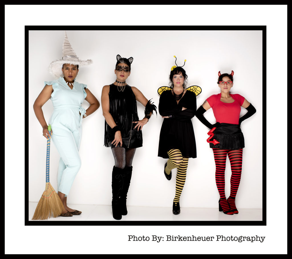 Team M2O in costumes from our closets!