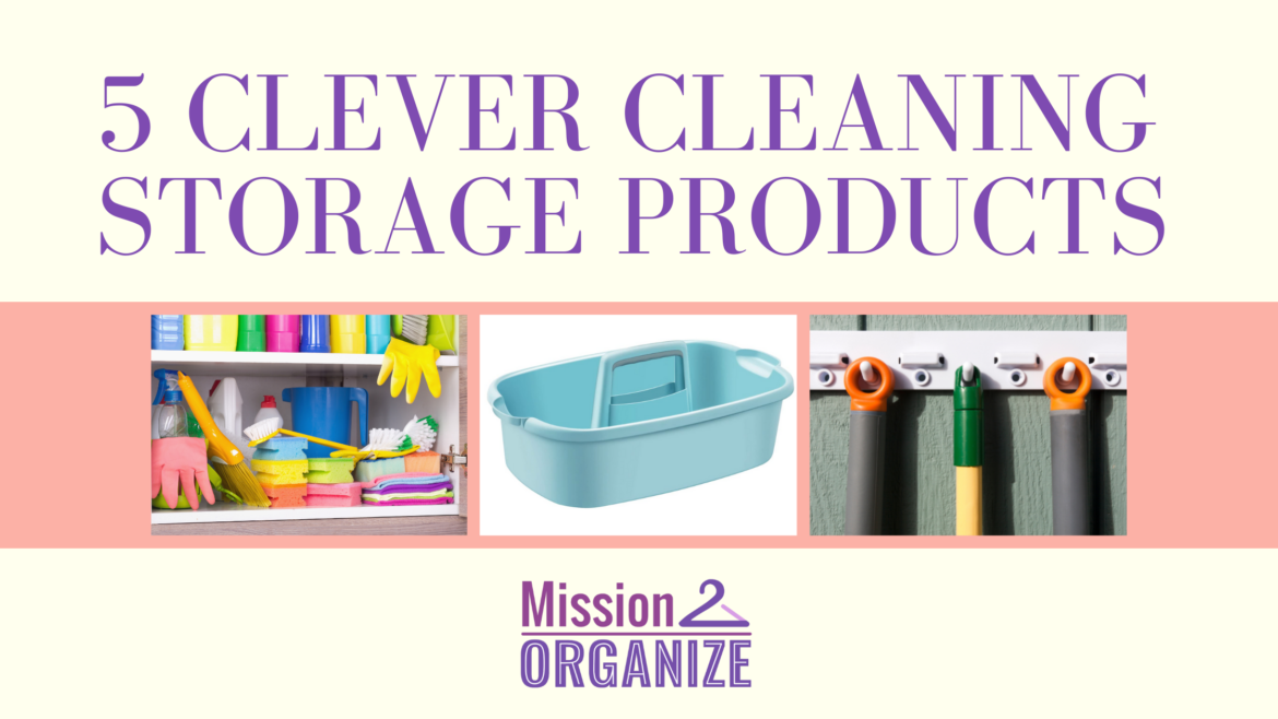 5 Clever Cleaning Storage Products