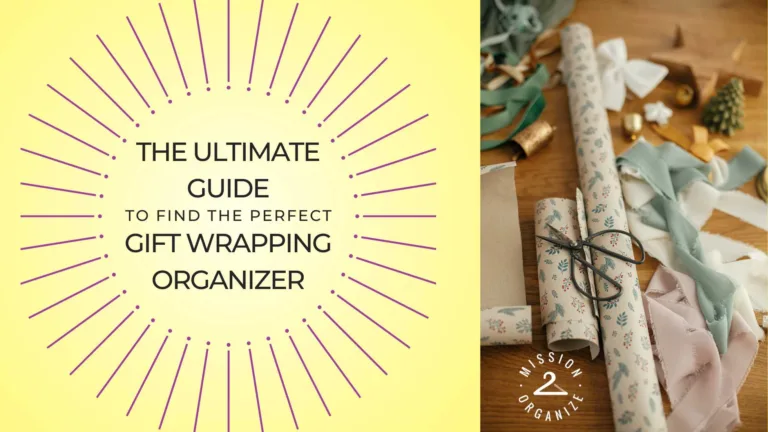 Gift Wrapping Organizer