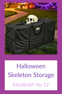 halloween skeleton storage